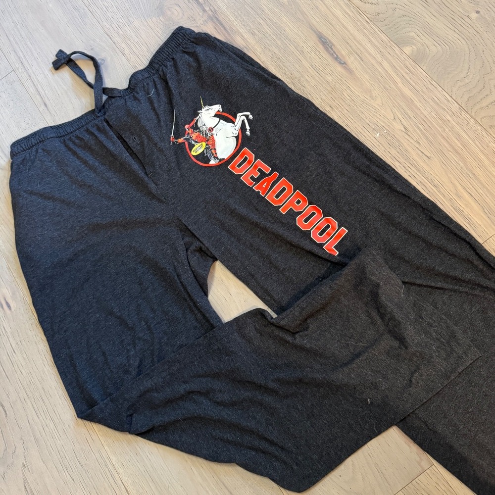 Marvel Deadpool Pajama Pants 2XL Comic Book Character‎